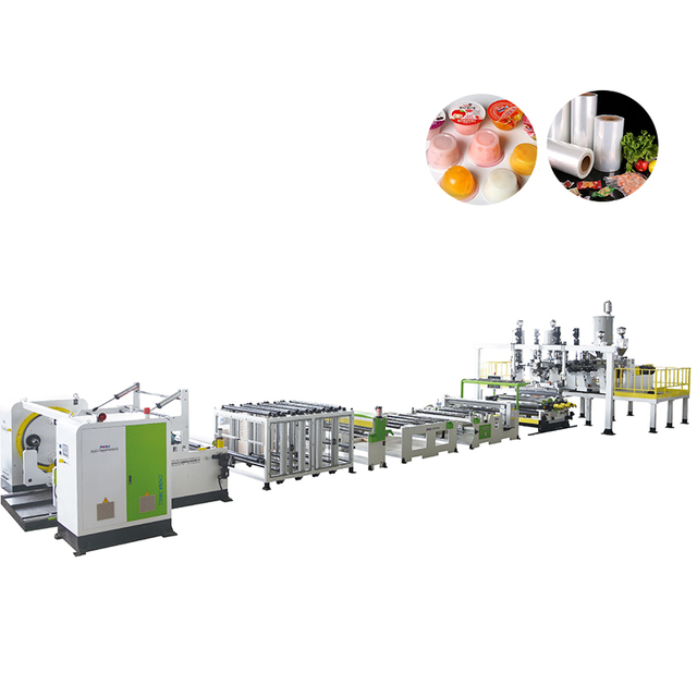 PP/PE/PA/PETG/EVOH-Mehrschicht-Barrierefolien-Coextrusionslinie 